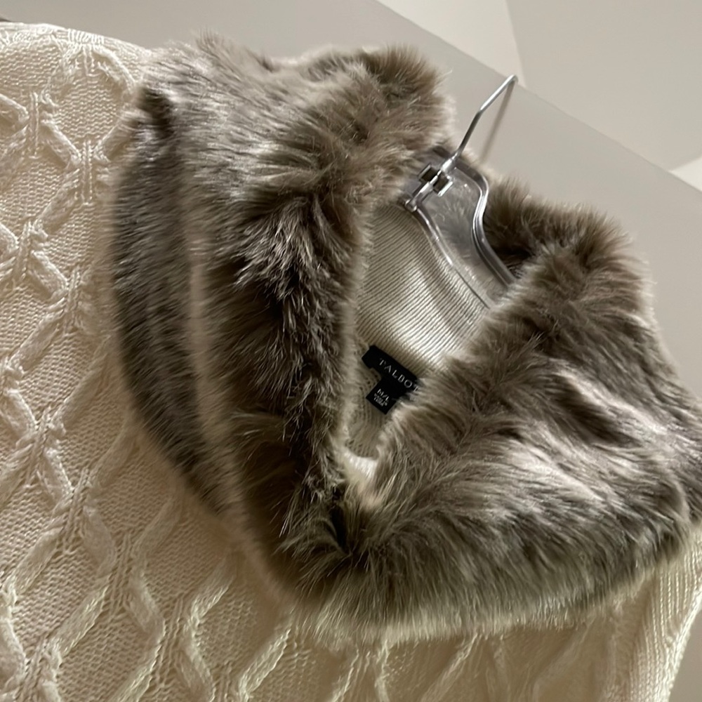 Talbots Poncho sweater